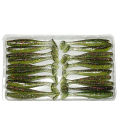 20Pcs 5.5cm Luminous  Soft Silicone Artificial Lure Wobbler Fish Swim Bait. 