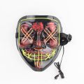 halloween party glow mask tik tok grimace fluorescent smiley face mask horror atmosphere props wholesale new year's day. 