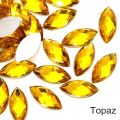 100pcs Glitter Acrylic Horse Eye Non Hotfix Rhinestones Nails Crystals Beads Strass стразы for платье vestidos Dress Nail Art. 