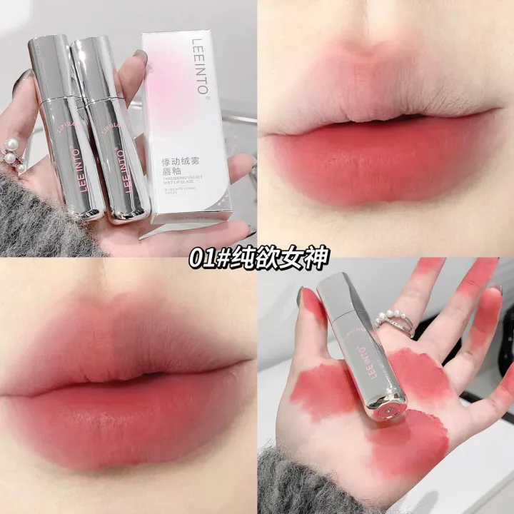 Leeinto%20Throbbing%20Velvet%20Lip%20Glaze%20Matte%20Matte%20Makeup%20Holding%20Color%20Soft%20Mist%20Lip%20Mud%20Not%20Easy%20To%20Touch%20Cup%20White%20Lipstick%20-%20Image%208