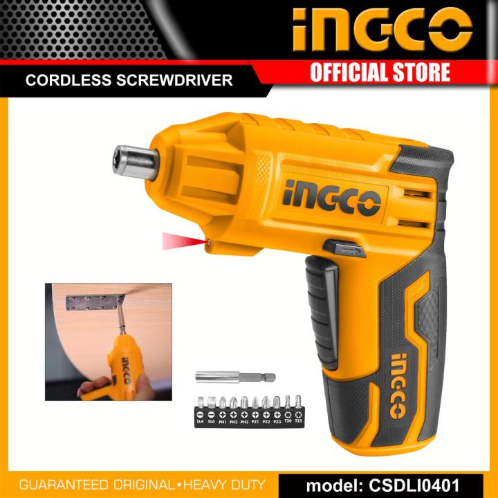 Ingco Cordless Screwdriver 4V-Csdli0402