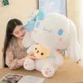 Sanrio Kuromi Plush Dolls 40/50cm kawaii My Melody Cinnamoroll Soft Stuffed animals Anime Figure Pillow Cartoon Decor Kids Toys. 