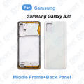 Samsung Galaxy A31 Middle Bezel Housing Frame and Back Panel Without Front LCD Frame Panel. 