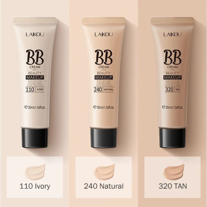 BB Cream Brighten Even Skin Tone Liquid Foundation Moisturizing Hydrating Concealer Cover Blemishes Concel Pores Makeup Base Abandon Abandon