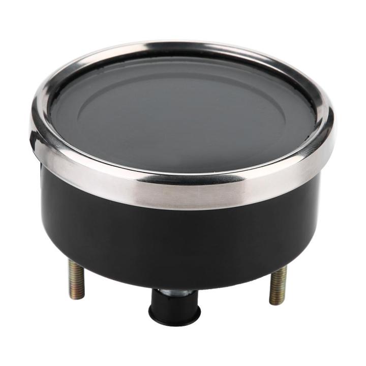 Motorcycle Large Round Liquid Crystal Display Tachometer Speedometer LCD Oil Meter