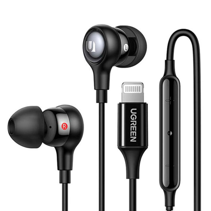 Toy life hall】UGREEN Lightning Headphones MFi Certified Earbuds