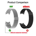 Samsung Galaxy Watch 6, 5, 4 Milanese Metal Strap No Gap Quick Fit Magnetic Band for 40mm, 44mm, 45mm, 47mm Models. 