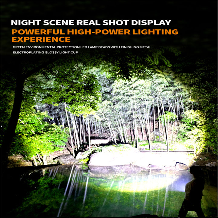 Duangduang%20Led%20Zoom%20Flashlight%20Xhp70%20Torch%20-%20Illuminate%20Your%20Outdoor%20Adventures%20With%20This%20Usb%20Rechargeable%20Waterproof%20Flashlight%20-%20Boasting%20Ultra-Bright%20Led%20Technology%20-%20Image%205