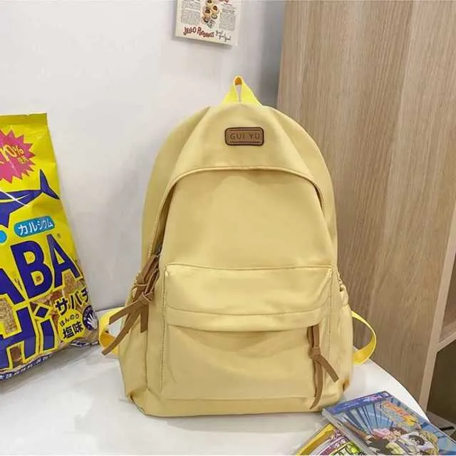 Unisex%20Fashion%20Korean%20Nylon%20Backpack%20Student%20Japanese%20Solid%20Color%20School%20Backpack%20Girl%20All-Match%20Lightweight%20Travel%20Backpack%20-%20Image%202