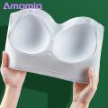 Women Underwear Wireless Push Up Bandeau Bra Anti-slip Front Closure Solid Color Perfect Underwear for Women Women Tube Top Bra.