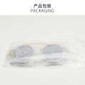 Dual-Use Set of Glasses Sunglasses for Women New without Degrees Plain Coat Metal Sunglasses European and American Foreign Trade Sun Glasses.