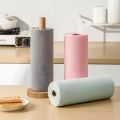 Reusable Cleaning Wipe Household Kitchen Cloth Microfiber Towel Rolls Dish Rags Wash Paper Towel Replacement 1 Roll of 20 Sheets.
