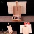 Wooden Art Easel Box Desktop Easel for Drawing for Painters Beginner. 