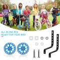 Kids Training Wheels for 20 Inch Bike Flash Bike Training Wheels Bicycle Training Wheels with Stabilizers Mounted Kit.