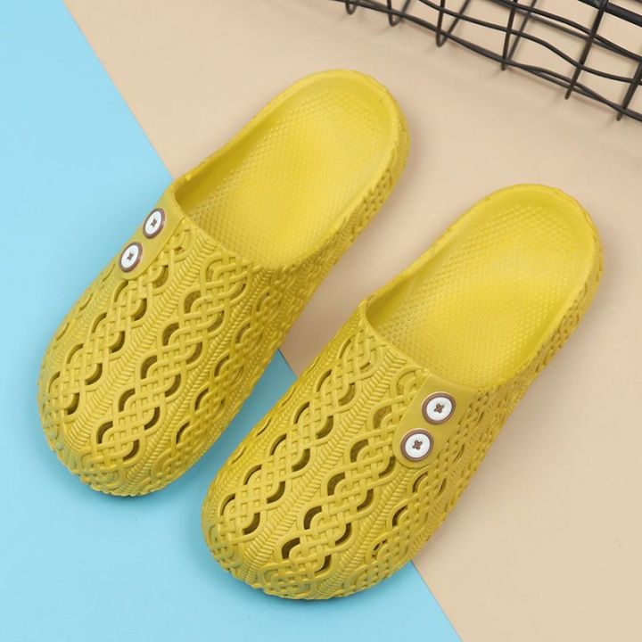Home%20Slippers%20Women's%20Summer%20Indoor%20Non-Slip%20Silent%20Home%20Thick-Soled%20Couple%20Bathroom%20Bath%20Men's%20Soft-Soled%20Sandals%20-%20Image%202