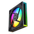 Prism 7pro chassis 12CM silent desktop computer cooling fan ARGB divine light synchronous PWM. 
