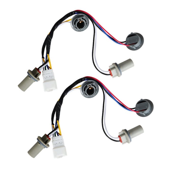 2PCS Car Rear Taillight Lamp Socket & Wiring Harness for 2011-2014 92450-3Q000 Replacement