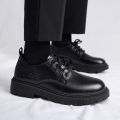 Autumn High-Grade Dr. Martens Boots British Style Formal Wear Business Wedding Bridegroom Leather Shoes Men's Breathable Casual Leather Shoes. 