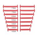 16 pcs/Set Silicone Elastic Shoe Lace Fashion Running No Tie Shoelaces All Sneakers Fit Strap.