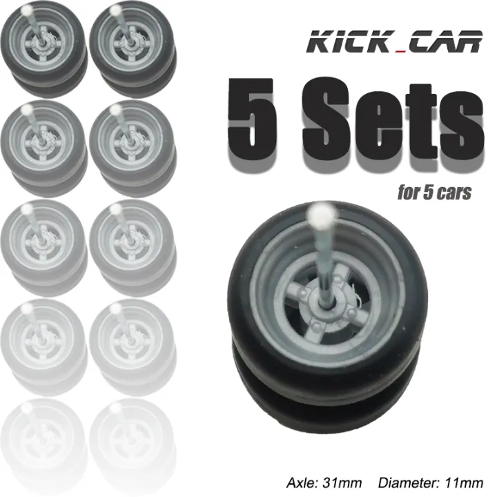 1/64%20Wheels%20with%20Rubber%20Tires%20for%201:64%20Toy%20Car%20Model%20Diecast%20Cars%20Miniature%20Parts%20Modified%20for%20Hotwheels%20(5%20sets%20for%205%20Cars)%20-%20Image%205