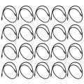 20X 50CM SATA 3.0 III SATA3 7Pin Data Cable 6Gb/S SSD Cables HDD Cord with Nylon Sleeved Premium Version(Black). 
