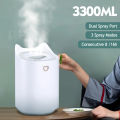 Large capacity air humidifier USB aroma diffuser with color LED light aroma diffuser. 