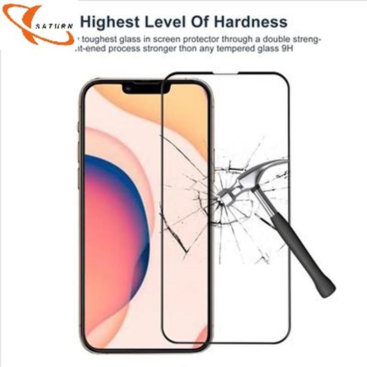 Apple_iPhone 13 Pro Max Tempered Glass Screen Protector Gorilla Transparent  6D/9D/11D-Black