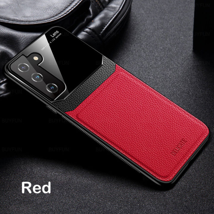 For%20Samsung%20Galaxy%20S21%20FE%205G%20Case%20Plexiglass%20Back%20Protect%20Leather%20Cover%20S21FE%205G%20Silicone%20Shockproof%20Eye%20Protection%20Dermatoglyphics%20Protective%20Phone%20Cases%20Covers%20-%20Image%206