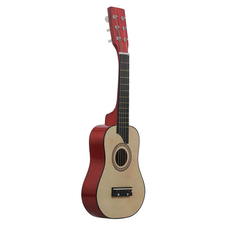 Mini String Guitar 25 Inch Basswood Acoustic Guitar 6 Strings Small Mini Guitar | Daraz.com.bd