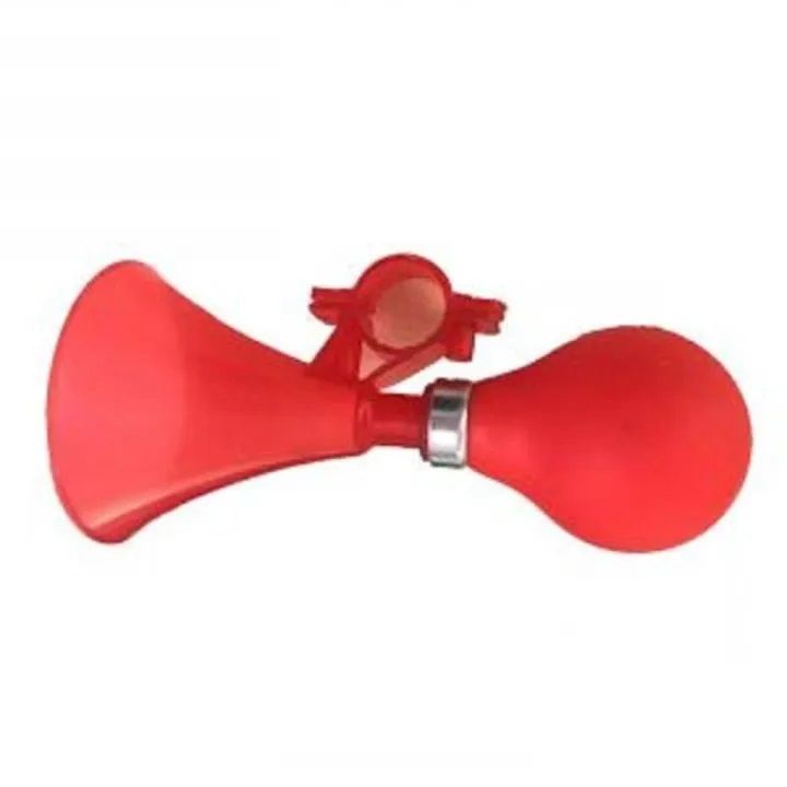 Bicycle Plastic Squeeze Loud Air Horn Safe Bell Alarm - Red Color