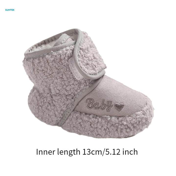 Newborn%20Baby%20Boys%20Girls%20Booties%20Winter%20House%20Slipper%20Crib%20Shoes%20for%20Baby%20Boys%20Girls%20Gray%2013cm%20-%20Image%209