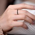 Stainless Steel Mens Women's Finger Ring 2 mm.