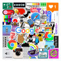 10/30/50pcs Cartoon Programming 404 Network Error Graffiti Stickers DIY Laptop Motorcycle Car Computer Waterproof Sticker Decals.