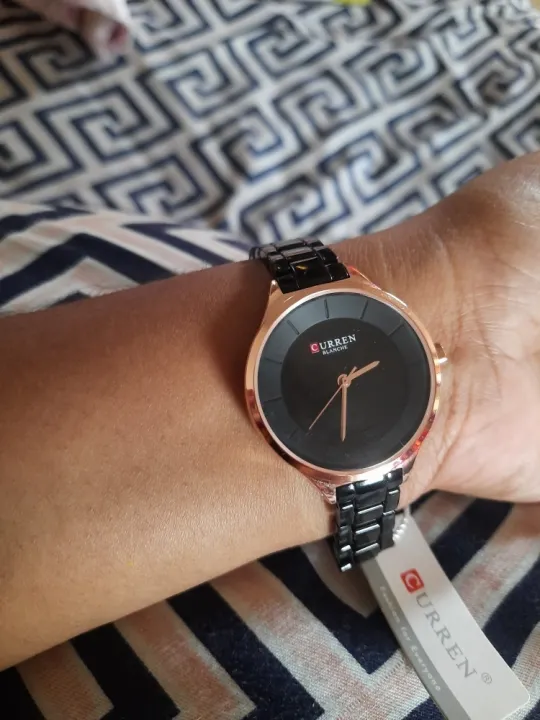 CURREN%209015%20Women's%20Watch%20Luxury%20Stainless%20Steel%20Ladies%20Watch%20-%20Black%20-%20Image%204
