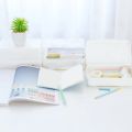 Transparent Pencil Case Plastic Pencil Box Crayon Pen Storage Box Marker Pen Case Stackable Office Supplies Box Pencil Case.