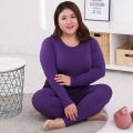 Lingerie For Women Thermal Underwear Suit Women Clothing Autumn Long Johns Solid Warm Winter Girls Underwear Plus Size M-5XL. 