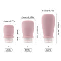 【Shop Now and Save】 30/60/90ml Travel Bottles Leak Proof Squeezable Refillable Containers Size Cosmetic Tube for Shampoo Lotion Soap Liquids Bottling Lingxue.