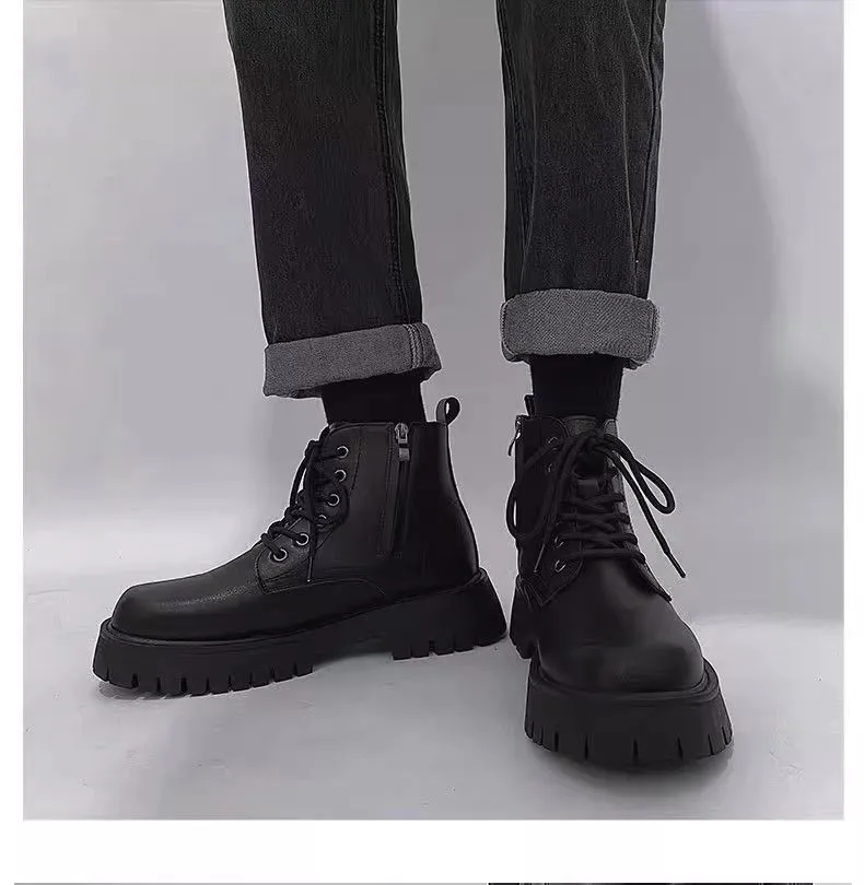 Fashion Cargo Boots Mens Men's Military Combat Boots 2025