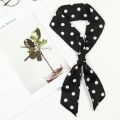 Women Ladies Dot Print Scarf Wrap Shawls Soft Silk Scarf Ribbon. 
