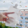 Outdoor_Portable_Travel_Fluid Makeup_Plastic Packing_Bag Transparent_Clamshell. 