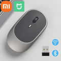 Xiaomi Mijia Wireless Mouse Bluetooth-compatible 2.4G Silent Mice Adjustable DPI Ergonomic Design USB Rechargeable Gaming Mouse. 