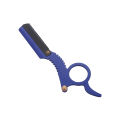 Retro Manual Shaver Straight Edge Haircut Beard Hairstyle Engraving Eyebrow Trim Professional Straight Edge Folding Razor Holder.