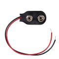 3Pcs- 9V Battery Connector DC 9V Battery Clip Connector Leads Socket 6F22 Battery Connector Holder With Cables 9V Connector For 6F22 Battery 9V Power Supply. 