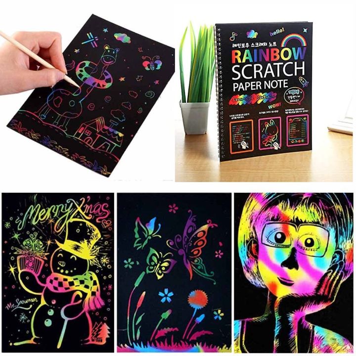 Rainbow%20scratch%20note%20book%20color%20changing%20magic%20note%20books%20black%20A4%20-%20Image%202