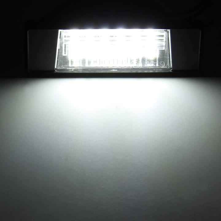 2Pcs%20Car%2018Leds%20License%20Plate%20Lights%20Plastic%20for%20Nissan%20Qashqai%20X-Trail%20Juke%20Primera%20Bright%20Led%20Number%20Licence%20Plate%20Light%20-%20Image%204