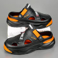 New Mens Sandals Mens Clogs Summer Beach Slippers Men Outdoor Casual Slippers Sneakers Water Shoes Male Big Size 45 46. 