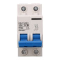 DC Circuit Breaker, 2P Flame Retardant 4KA Breaking Capacity 500V 10A Mini Safety Circuit Breaker Magnetic Arc Extinguishing for Household. 
