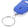 【Limited stock】 Blue Anti-Lost Key Finder Keychain Whistle Beep Sound Alarm LED Light.