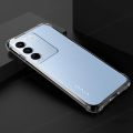 Clear for V 27 Airbag Shockproof Fine hole Transparent Phone Case For vivo V27 case Anti-drop Lens Protection Case. 