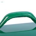 Metal Tool Box with Lock Latch Green Tool Organizer for Garage Home Workshop 42cmx12cmx15.5cm.